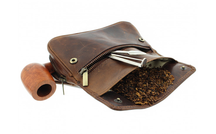 Leather Tobacco Pouch - Vermont Freehand