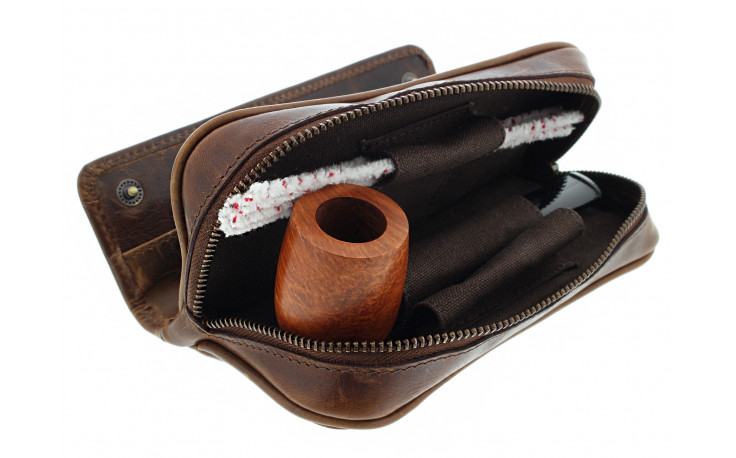Chacom leather tobacco pouch CC0017BR