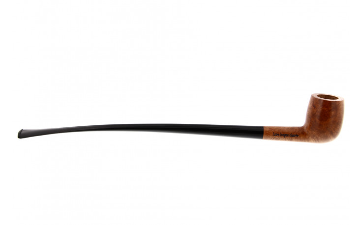 Natural half-bent long pipe