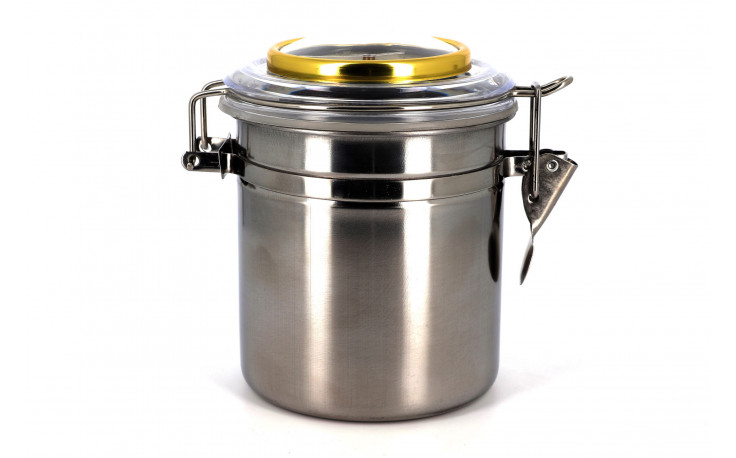 Stainless steel tobacco jar (large size)