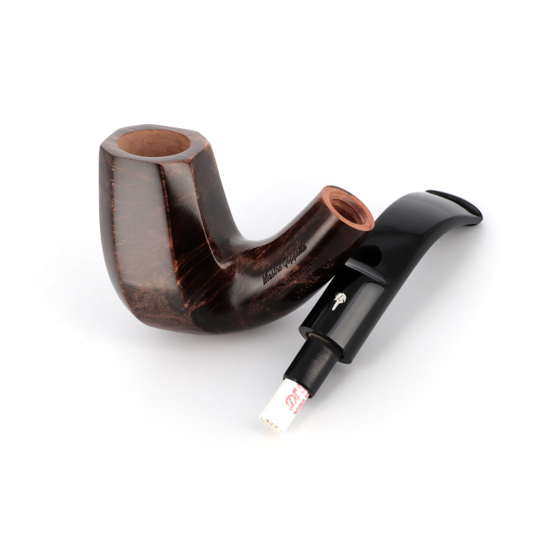 Smoking pipe pipes Mastro Geppetto Smooth one 01  briar handmade made in Italy 