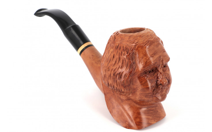 Honore de Balzac sculpted pipe