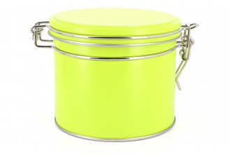 Metal tobacco jar (green) - La Pipe Rit