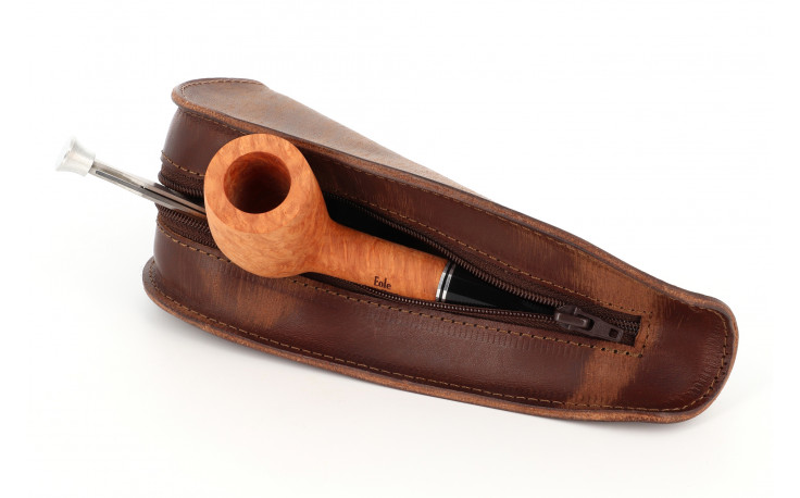Eole pouch for 1 pipe (leather)