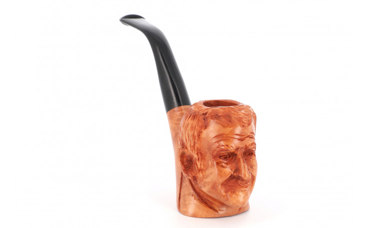 Sculpted Emmanuel Macron pipe