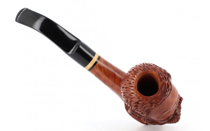 Emile Zola sculpted pipe