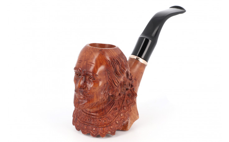 William Shakespeare sculpted pipe