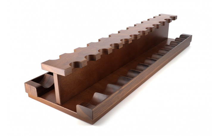 Pipe stand C124N in walnut