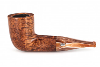 Chacom Reverse Calabash straight pipe (shiny brown)