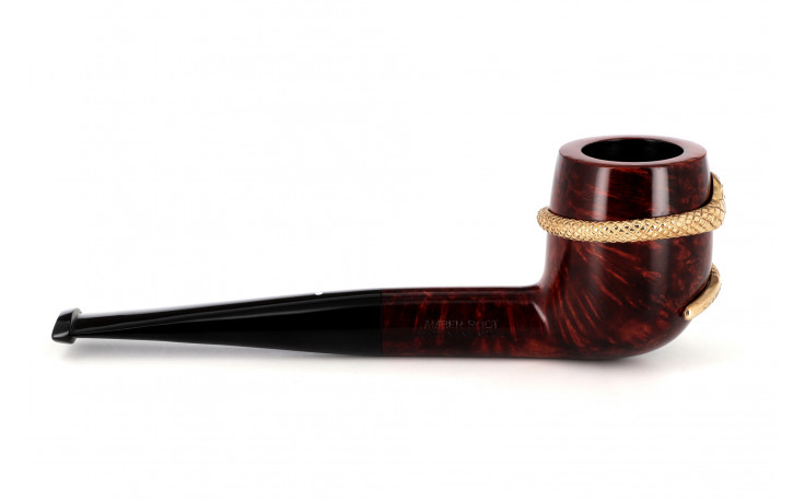 Dunhill Amber Root Gold Snake pipe