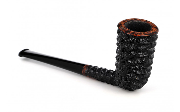 Tom Eltang Dublin pipe (black rusticated)