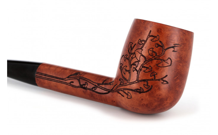Eole Vegetal engraved pipe
