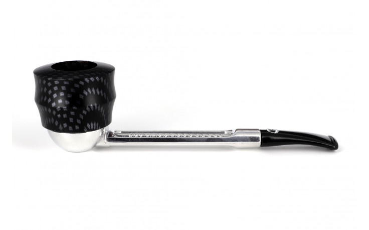 Falcon Carbone Plymouth straight pipe (half-bent stem)