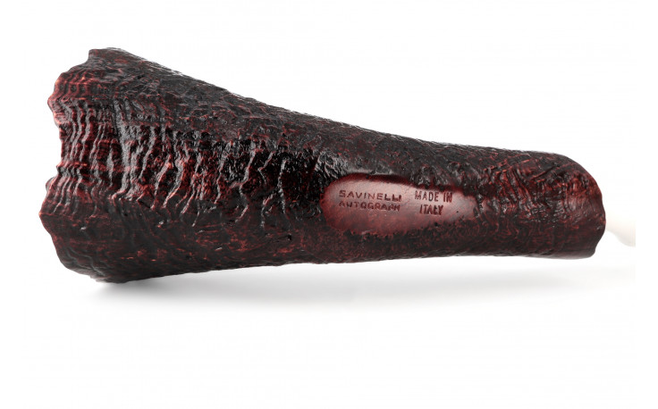 Savinelli Autograph Horn Fleur sandblasted pipe