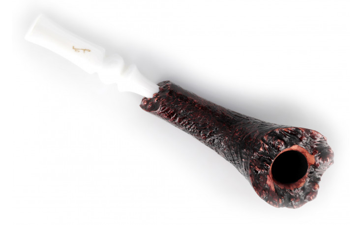 Savinelli Autograph Horn Fleur sandblasted pipe
