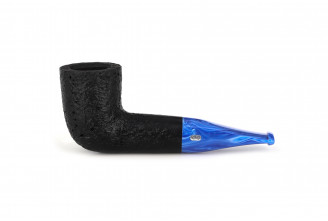 Chacom Reverse Calabash straight pipe (sandblasted black)