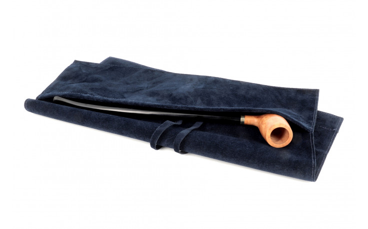 Savinelli pouch for 1 long pipe (blue)