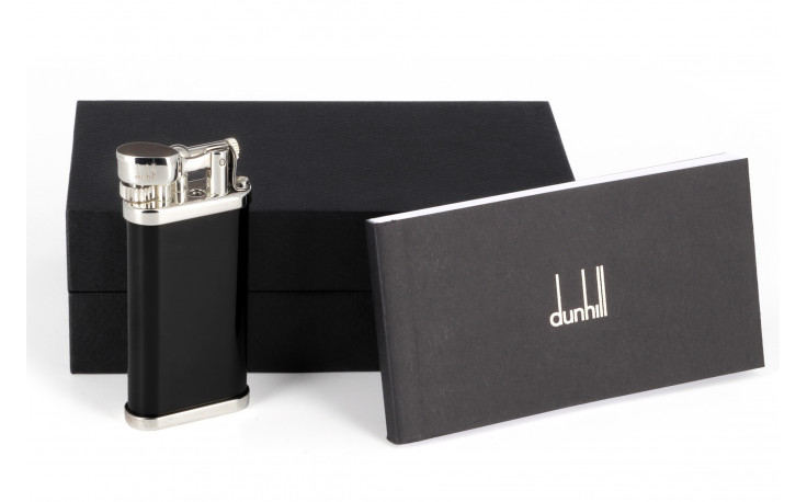 Dunhill Unique Fine Line Pocket Lighter Black