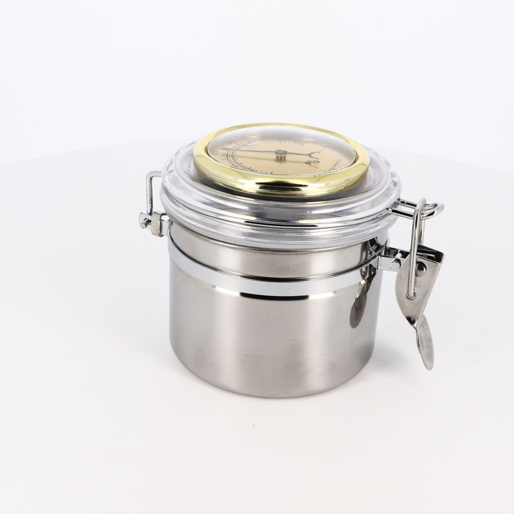 Stainless steel tobacco jar (large size) - La Pipe Rit